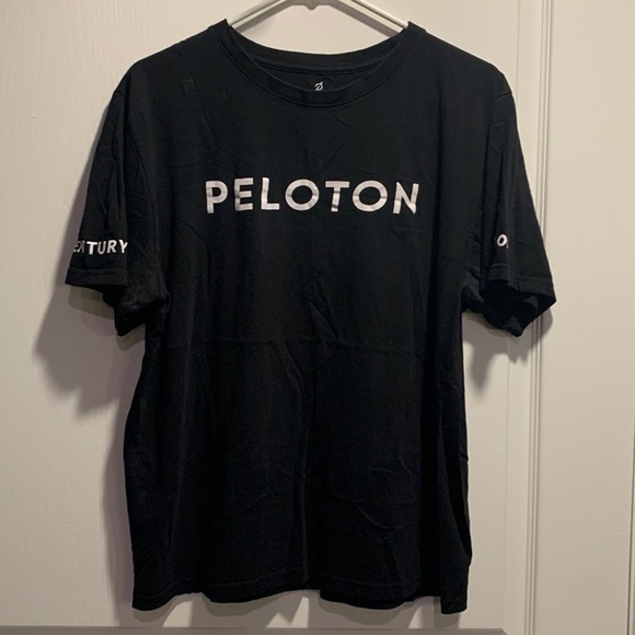 PELOTON Reach 100 Classic Short Sleeve Black Shirt Size XL EUC #6172 - Picture 3 of 6
